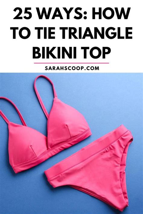 bikini hinten|How to Tie A Triangle Bikini Top: 11 Ways